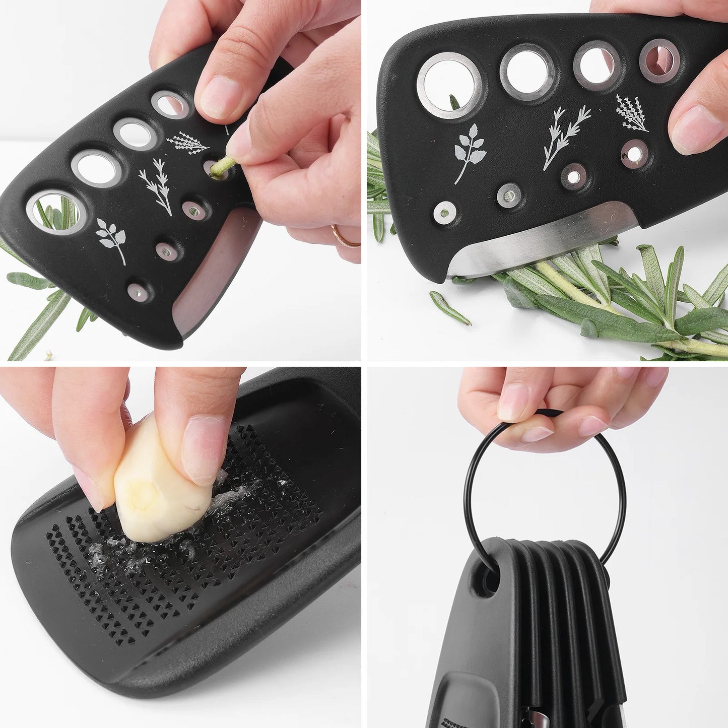 Stackable Kitchen Gadgets Set – 6-in-1 Stainless Steel Tool Kit