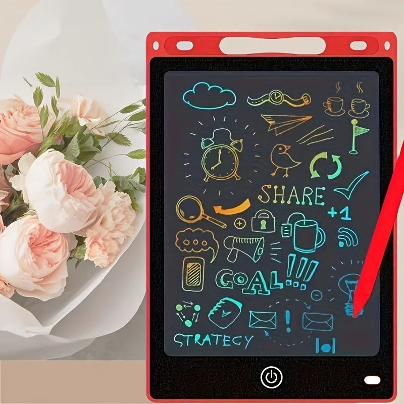 1Pcs 8.5inch Lcd Writing Tablet - Electronic Drawing Board and Doodle Board, Suitable for Office Use, Easy-To-Erase Writing Board for Students' Drafts