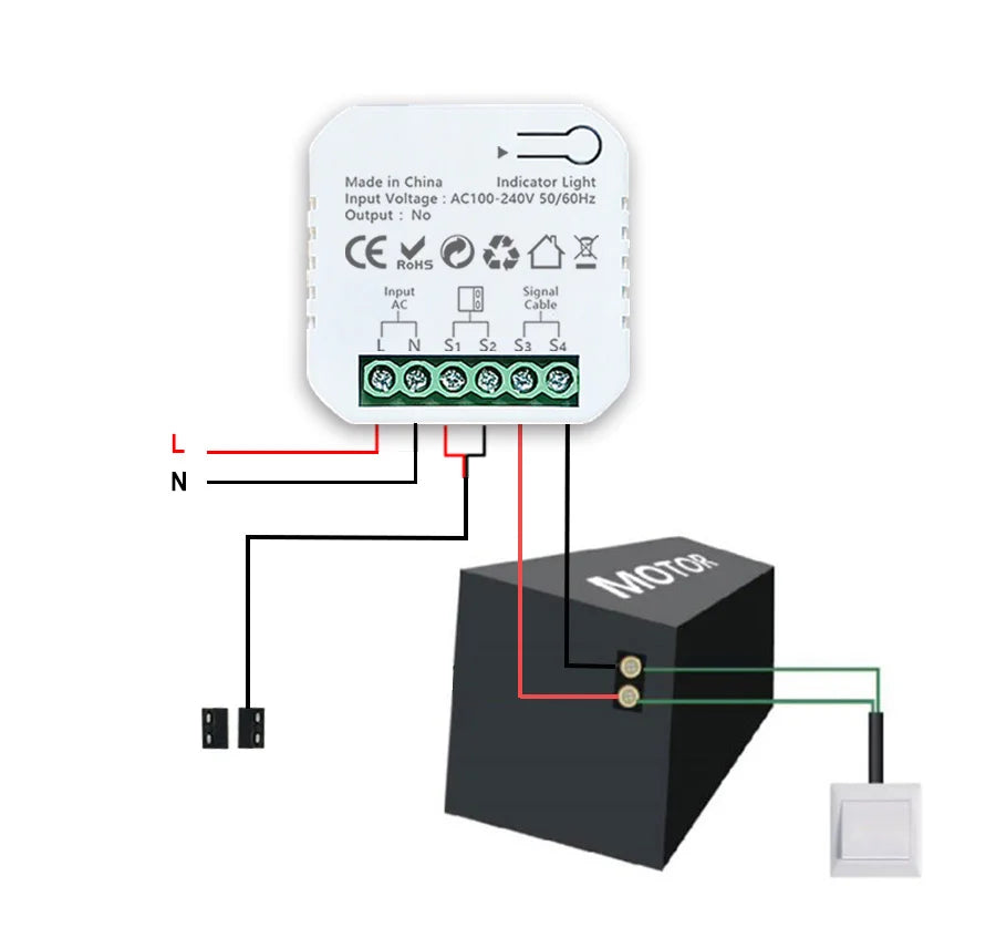 Smart WiFi Garage Door & Sliding Gate Controller | App Remote | Tuya Compatible