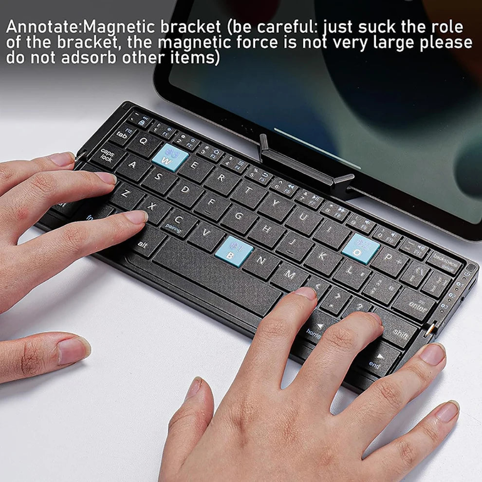 Foldable Bluetooth Keyboard — Wireless, Pocket-Sized & Multi-Device