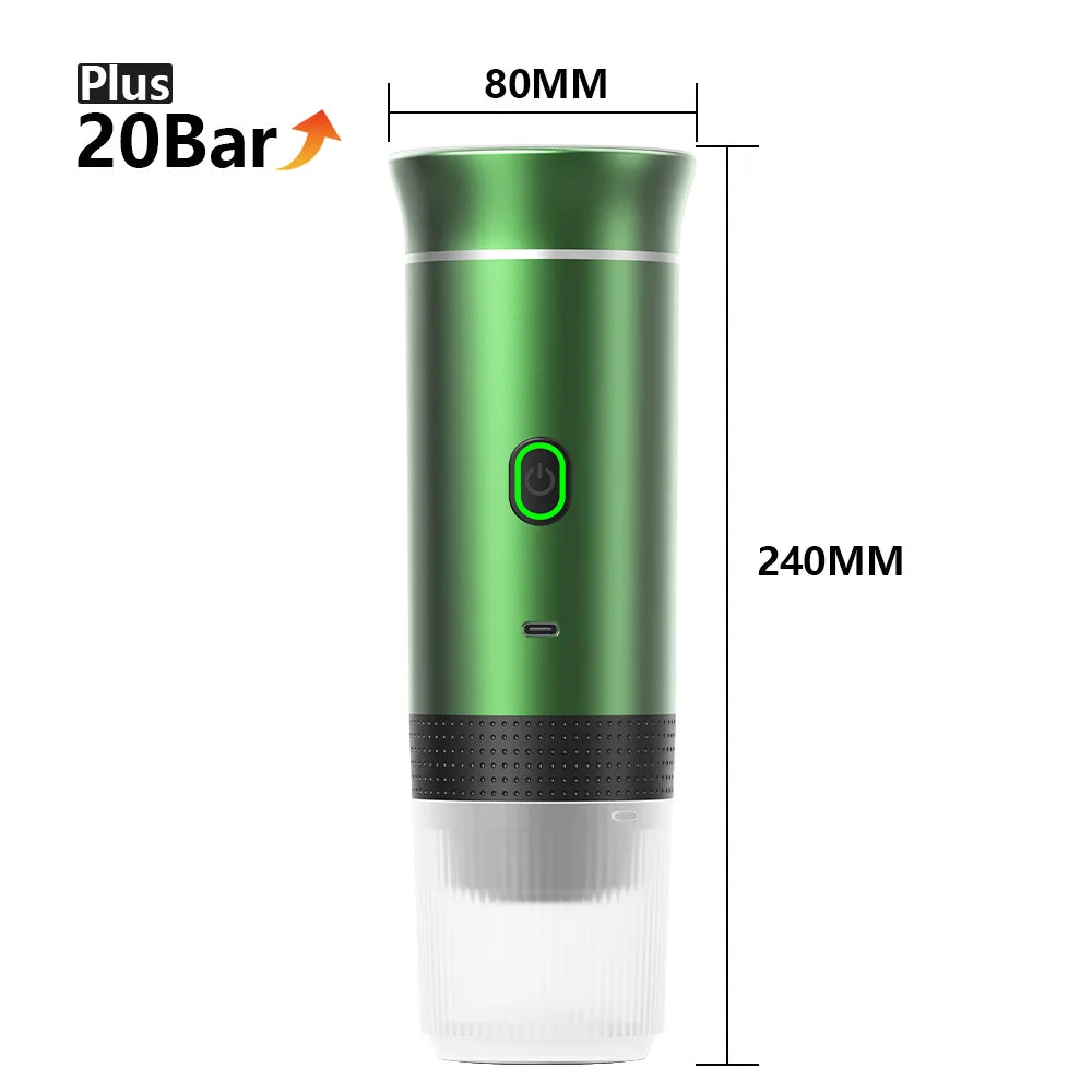 Portable Espresso Coffee Machine – Car, Home & Camping