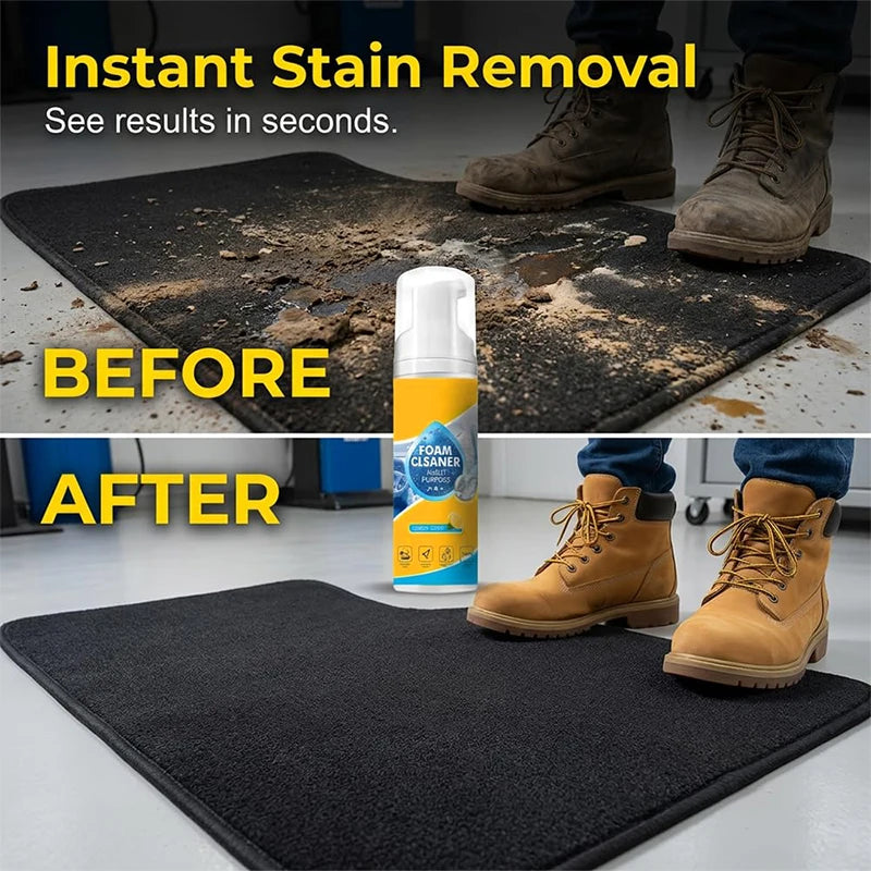 4-in-1 Multi-Enzyme Foam Cleaner — All-Purpose No-Rinse Deep Clean Spray