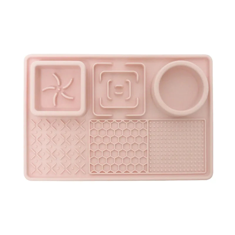 Pet Slow Feeder Bowl with Lick Mat & Suction Cups | Anxiety Relief for Dogs & Cats