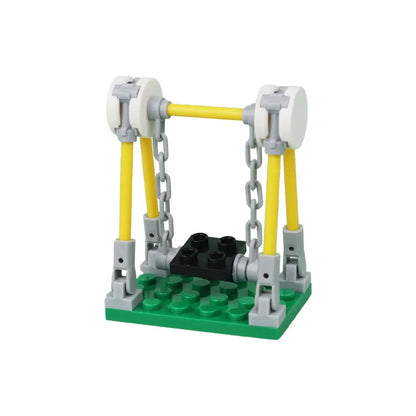 MOC City Series Scene Building Blocks Flower Shop Garden white poplar Men's restroom DIY Kids Toys Park Bench Street Lamp Toys