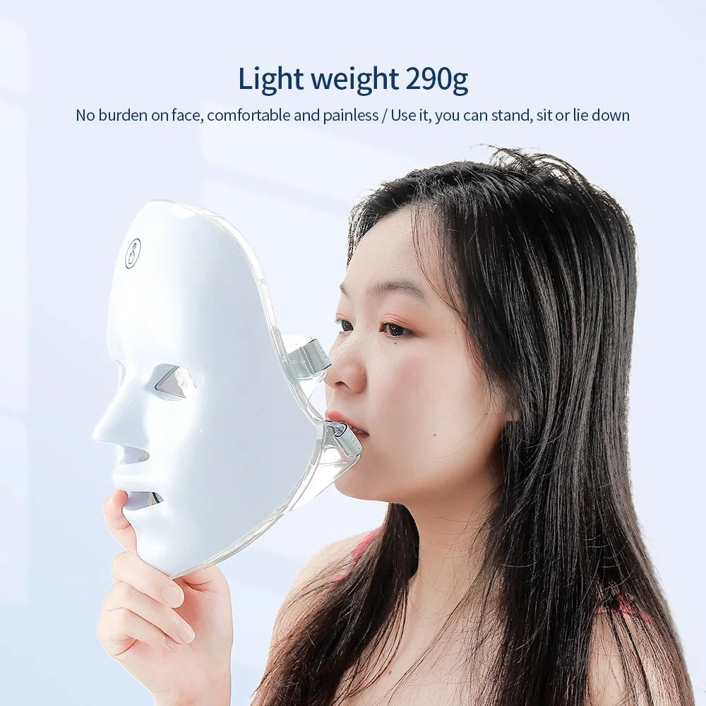 7-Color LED Photon Therapy Face Mask