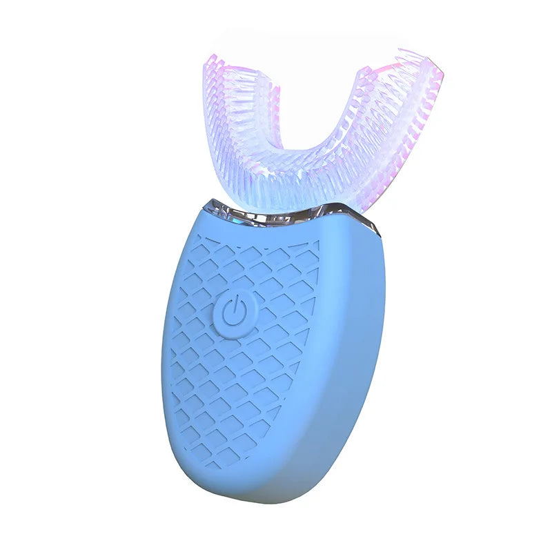 Electric U-Shaped Toothbrush for Adults – 360° Whitening & Gum Care