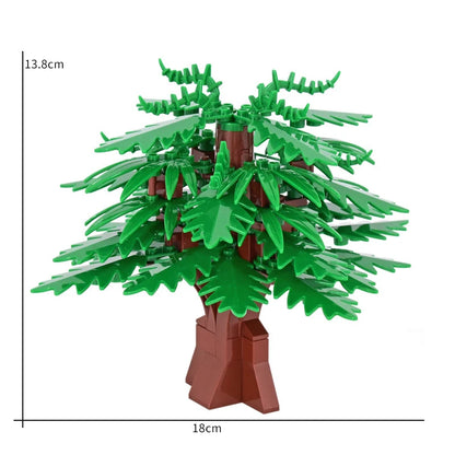 MOC City Series Scene Building Blocks Flower Shop Garden white poplar Men's restroom DIY Kids Toys Park Bench Street Lamp Toys