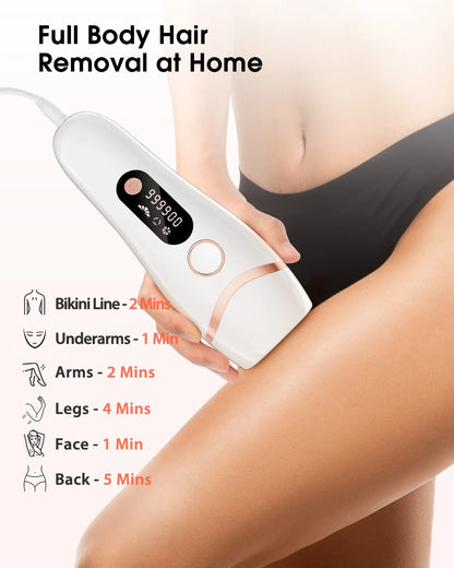 IPL Hair Removal Device — 999,900 Flashes