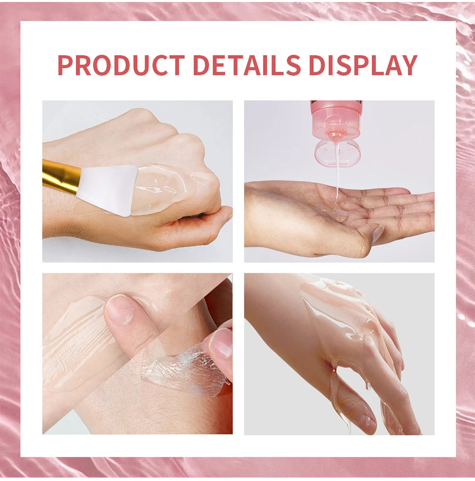Korean Collagen Wrapping Face Mask & Brush Set