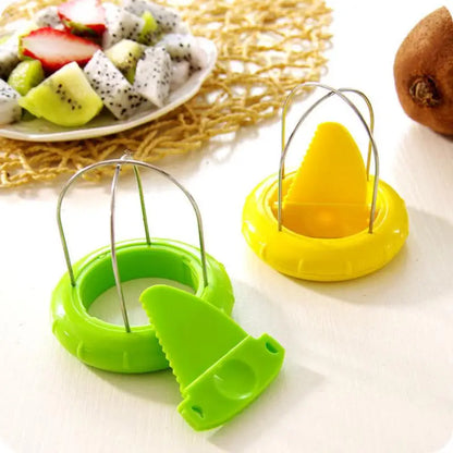 Kiwi Cutter & Peeler – Stainless Steel Fruit Slicer with Lemon Peeling Tool & Salad Maker