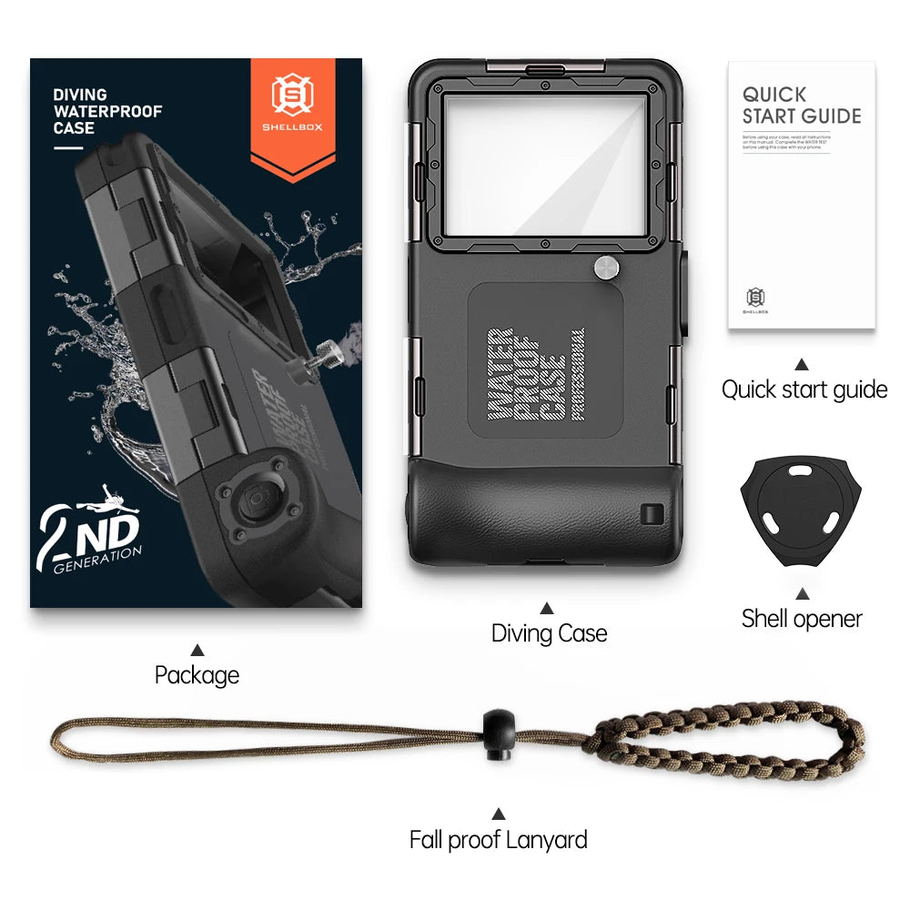 IP68 Waterproof Phone Case 15m/50ft – Universal 6.9" | Diving & Underwater Photography