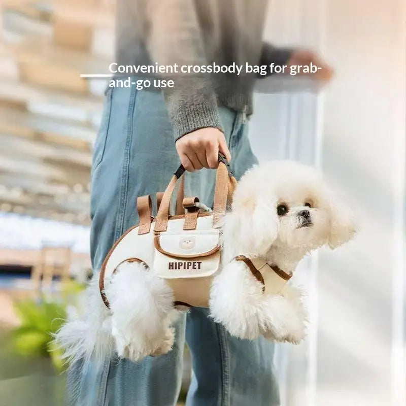 Portable Pet Carrier Bag Adjustable Shoulder Handheld Travel Bag for Dogs Cats