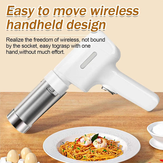 Electric Cordless Noodle Maker – 5 Shapes | Portable Handheld Press