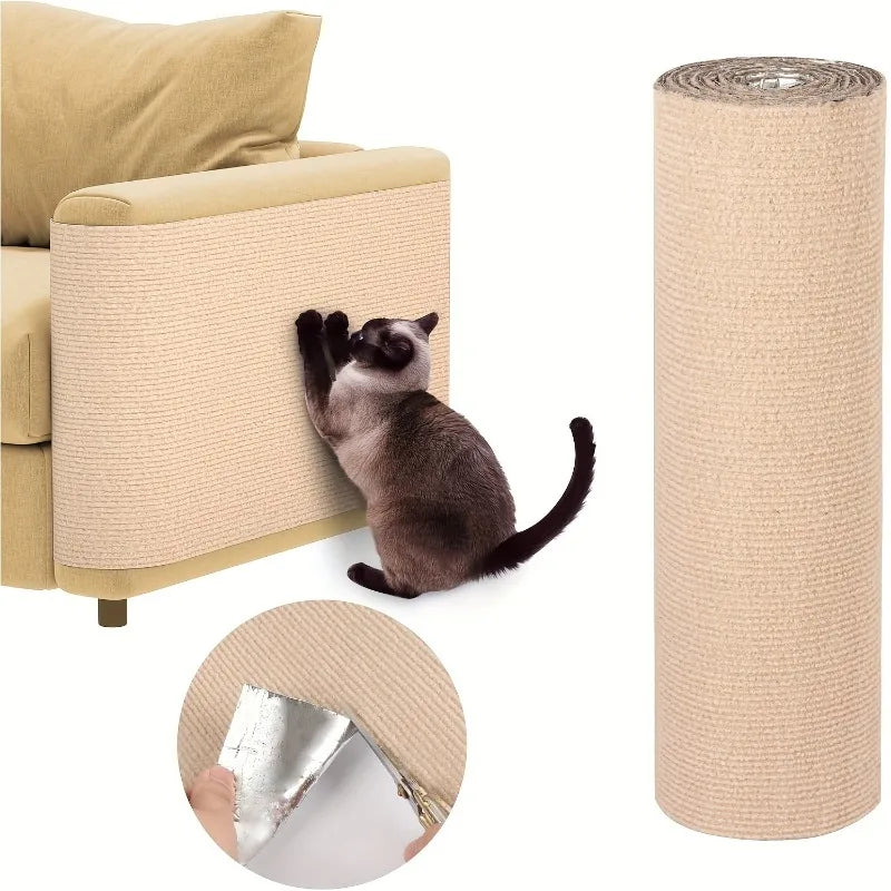 Cat Scratching Mat – Self-Adhesive Furniture Protector for Healthy Claws (30x100CM)