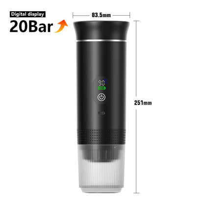 Portable Espresso Coffee Machine – Car, Home & Camping