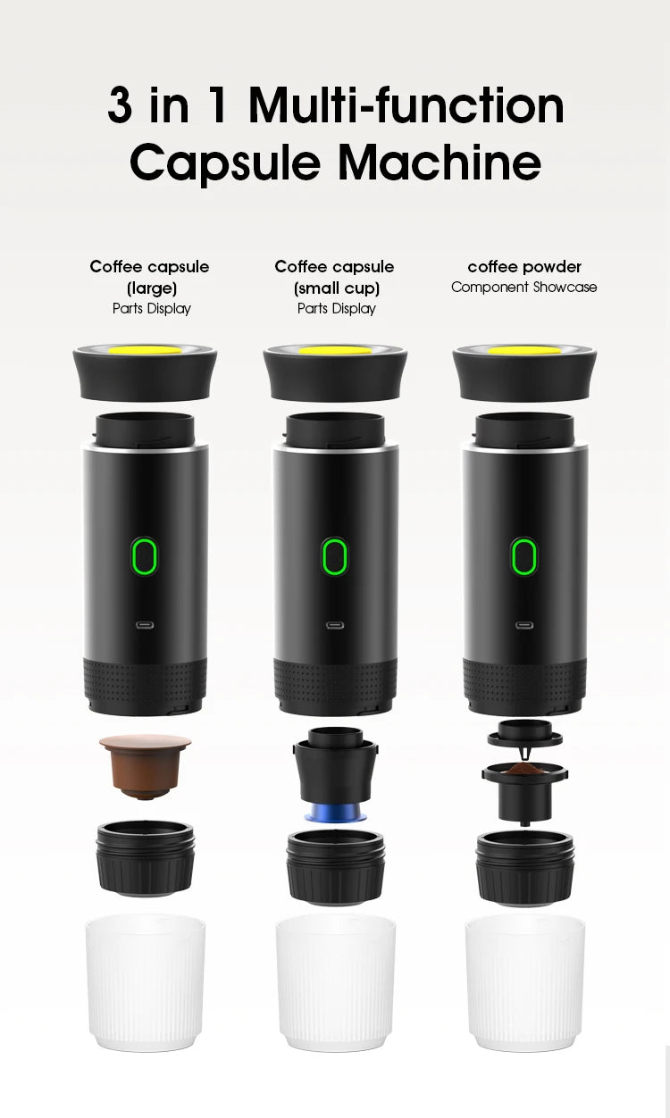 Portable Espresso Coffee Machine – Car, Home & Camping