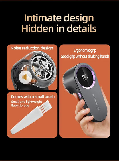 Electric Fabric Shaver | USB Rechargeable Lint Remover | LED Display | Clothes Defuzzer